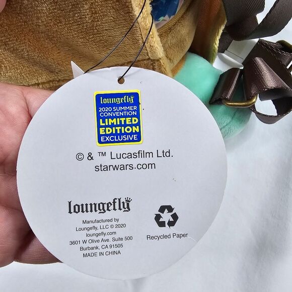 Disney Loungefly Star Wars The Mandalorian Child Baby Yoda mini backpack nwt - Picture 5 of 11